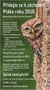 Přidejte se k záchraně Ptáka roku 2018 - sýčka obecného (plakát ČSO)